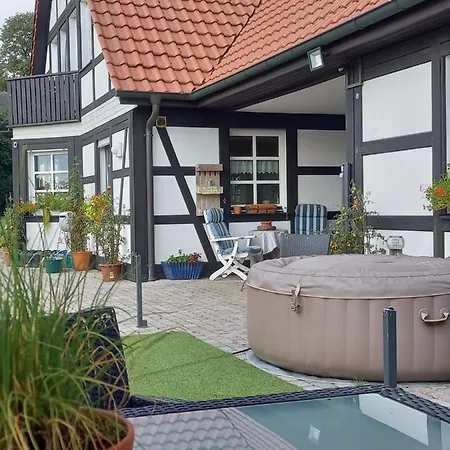 Landidylle Mit Garten, Whirlpool Und Klima Reken Exterior photo